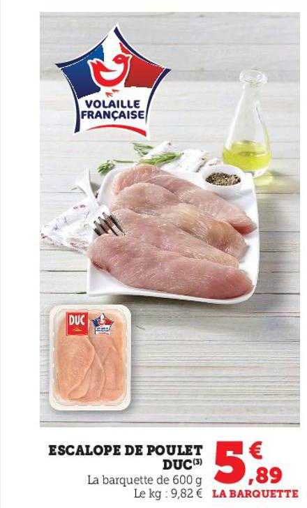 Escalope De Poulet Duc