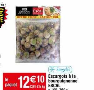 escargots à la bourguignonne escal