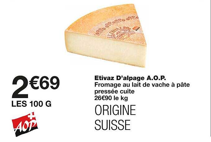 etivaz d'alpage a.o.p.