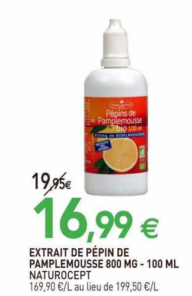 Extrait De Pépin De Pamplemousse Naturocept