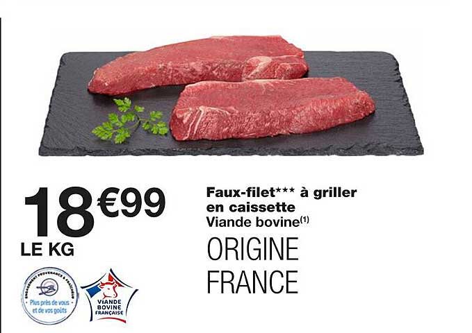 Faux-filet à Griller En Caissette