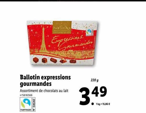 favorina ballotin expressions gourmandes