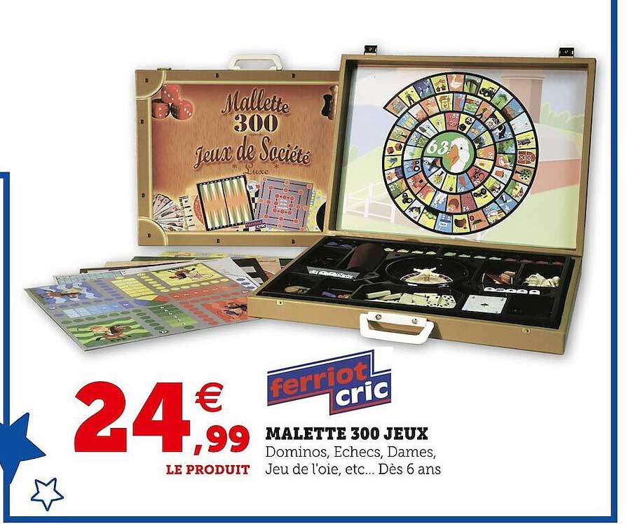 ferriot cric malette 300 jeux