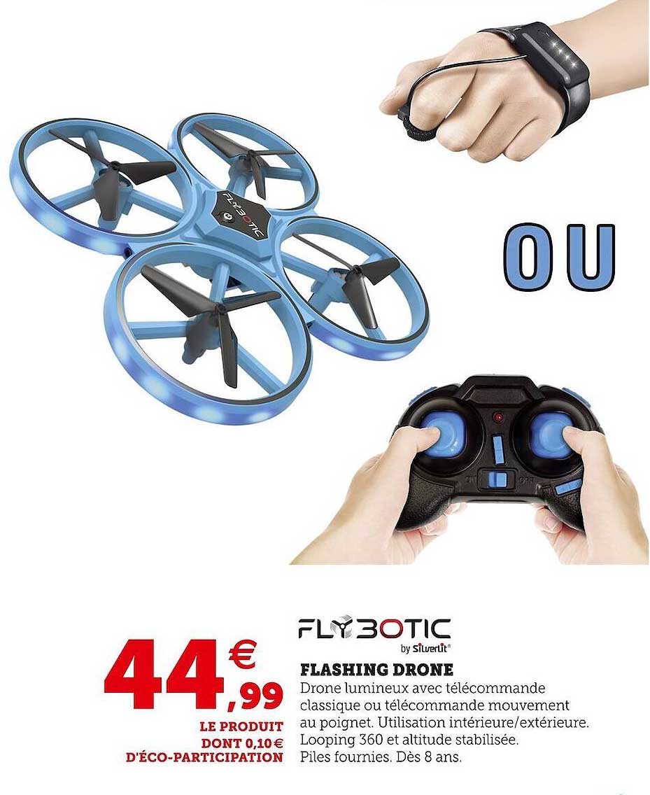 flashing drone flybotic