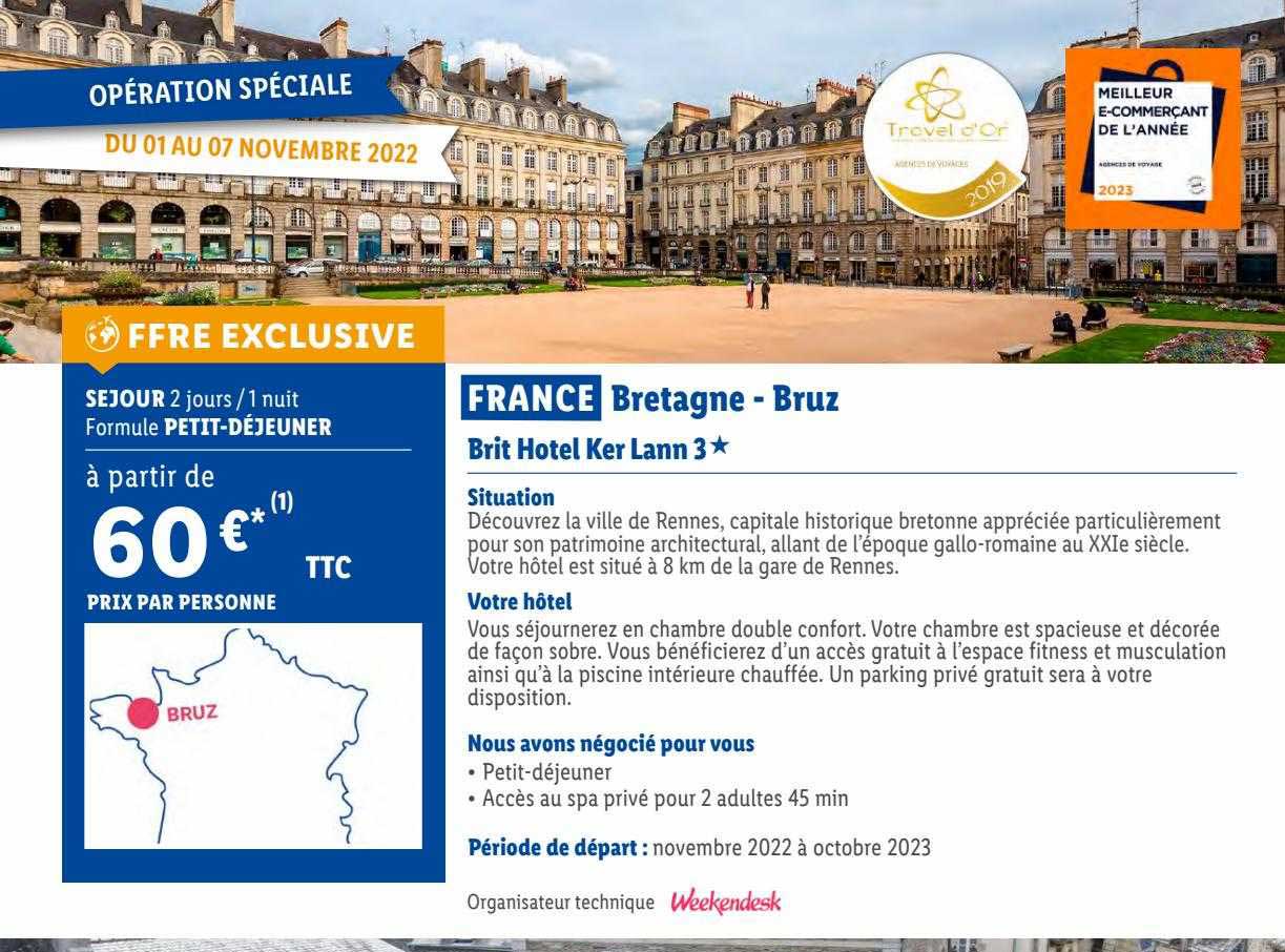 France Bretagne - Bruz Brit Hotel Ker Lann