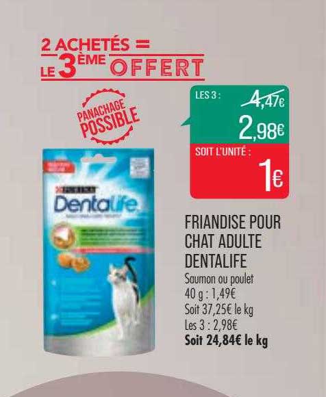 Friandise Pour Chat Adulte Dentalife