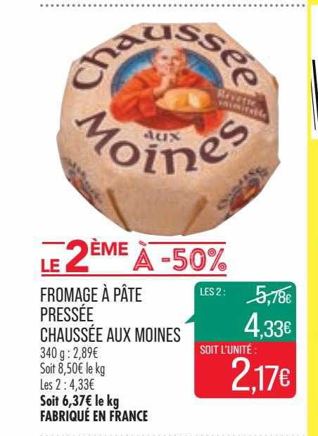 fromage à pâte pressée chaussée aux moines