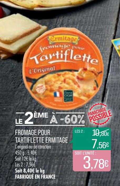 Fromage Pour Tartiflette Ermitage