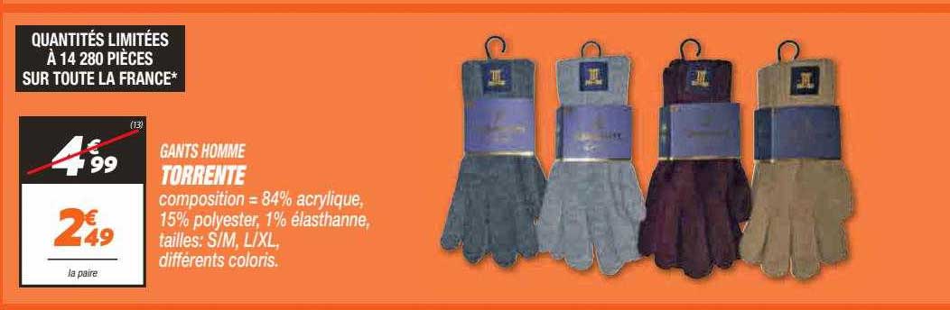 Gants Homme Torrente