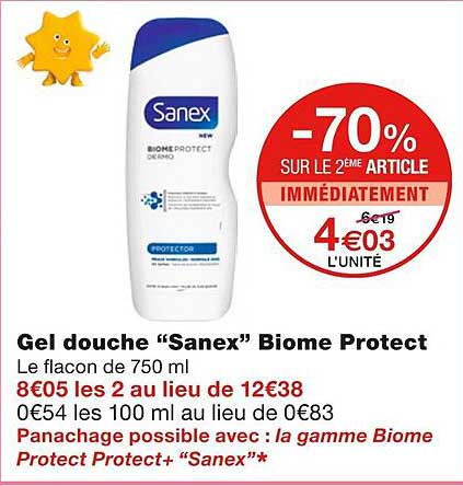 Gel Douche "sanex" Biome Protect
