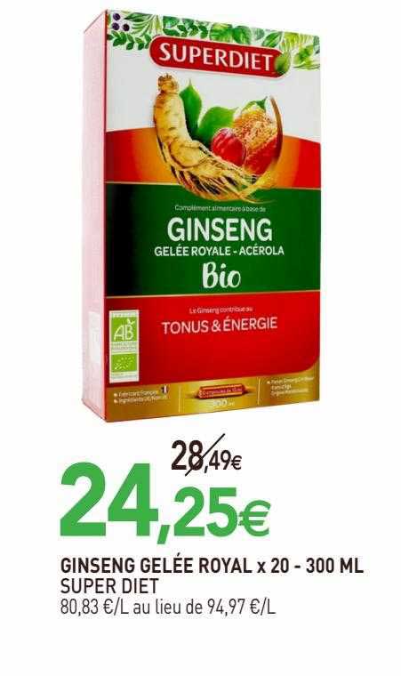 ginseng gelée royal super diet