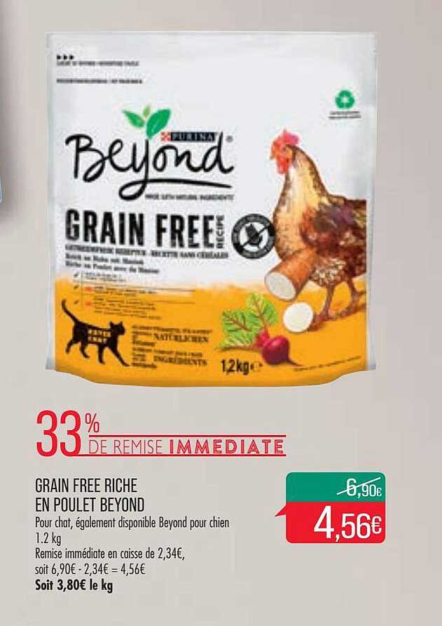 grain free riche en poulet beyond