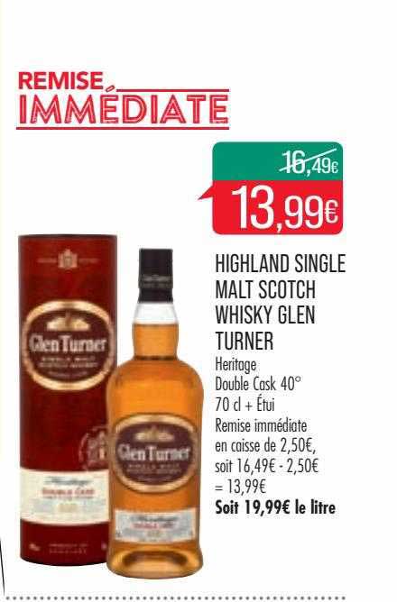 highland single malt scotch whisky glen turner