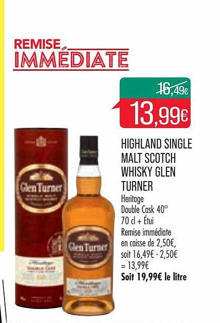 highland single malt scotch whisky glen turner