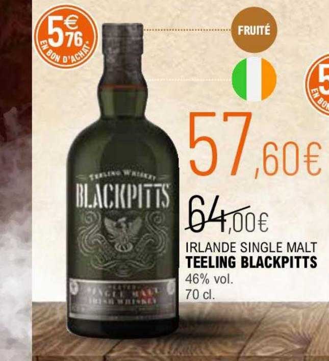irlande single malt teeling blackpitts 46% vol.