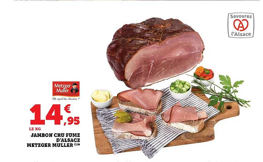 jambon cru fumé d'alsace metzger muller