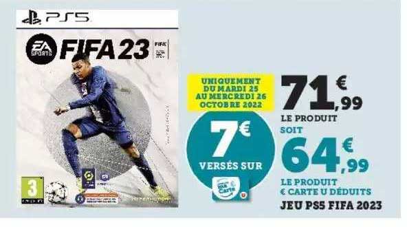 jeu ps5 fifa 2023