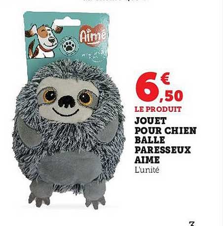 jouet pour chien balle paresseux aimé