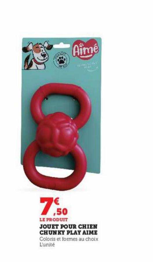 jouet pour chien chunky play aimé