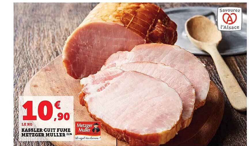 kassler cuit fumé metzger muller