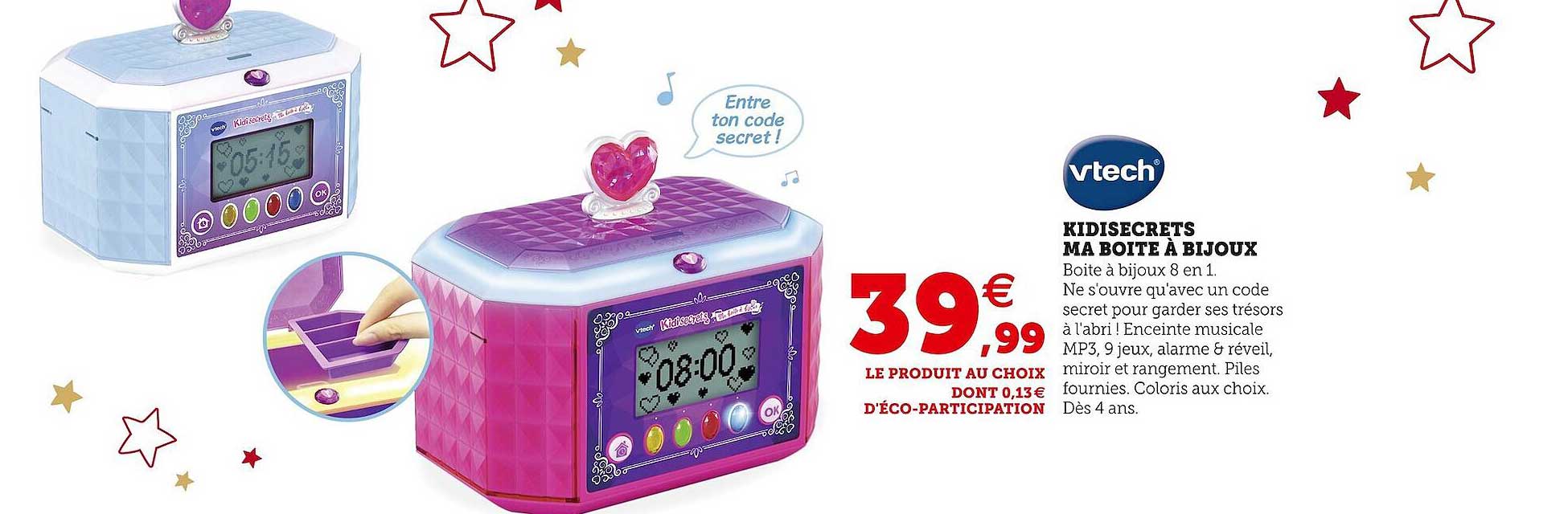 kidisecrets ma boîte à bijoux vtech