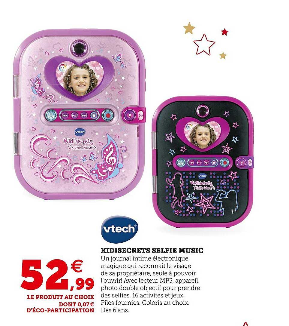 kidisecrets selfie music vtech