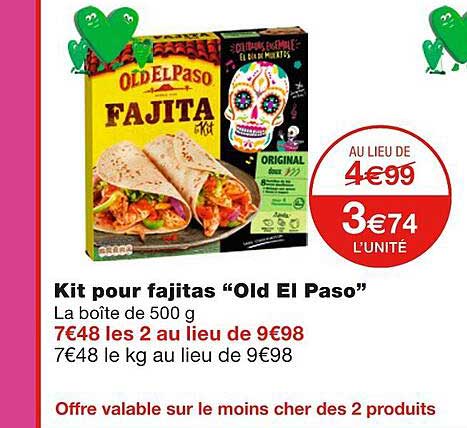 Kit Pour Fajitas Old El Paso
