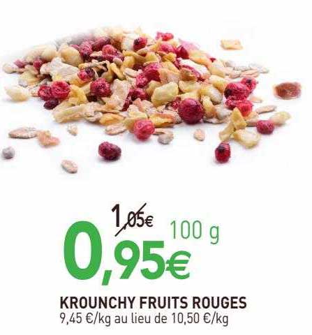 Krounchy Fruits Rouges