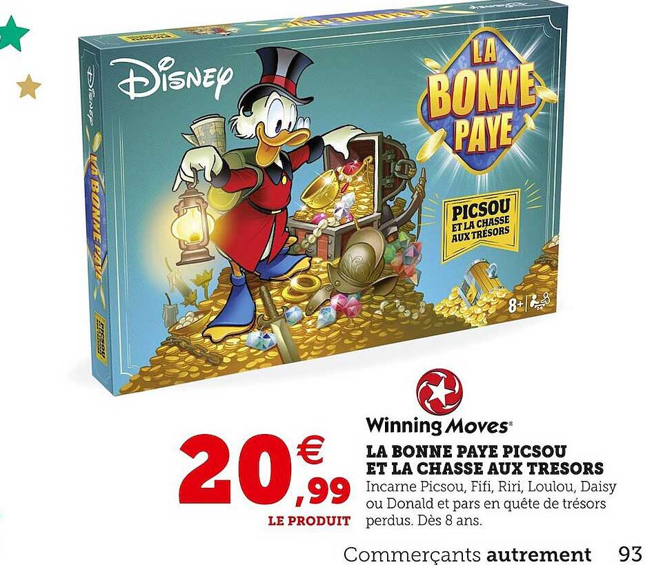 la bonne paye picsou et la chasse aux trésors winning moves