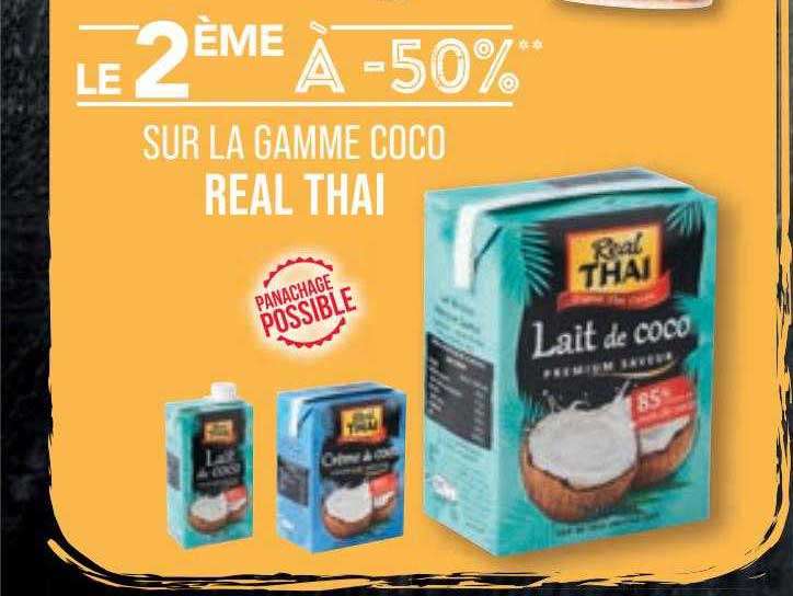la gamme coco real thaï