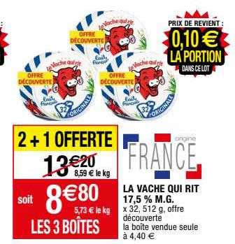 la vache qui rit 17,5% mg