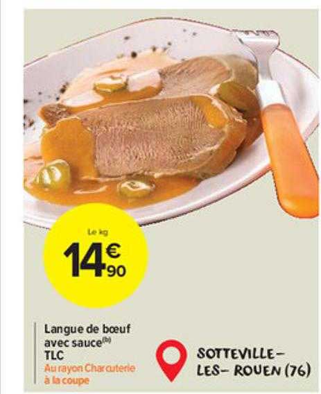 Langue De Bœuf Avec Sauce Tlc