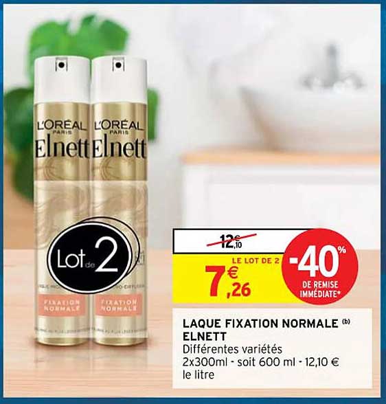 laque fixation normale elnett