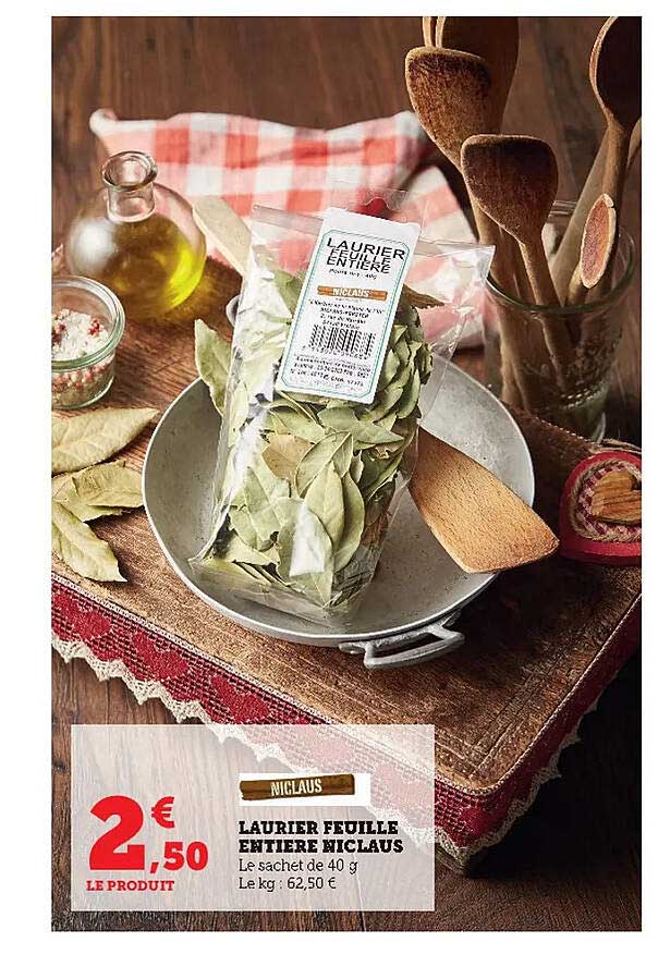 laurier feuille entière niclaus