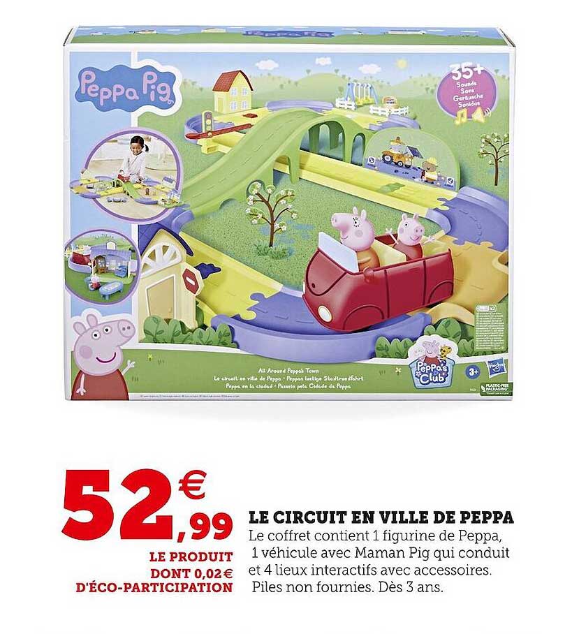 le circuit en ville de peppa