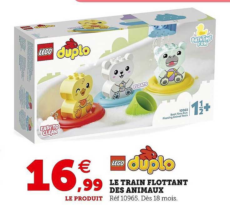 Le Train Flottant Des Animaux Lego Duplo