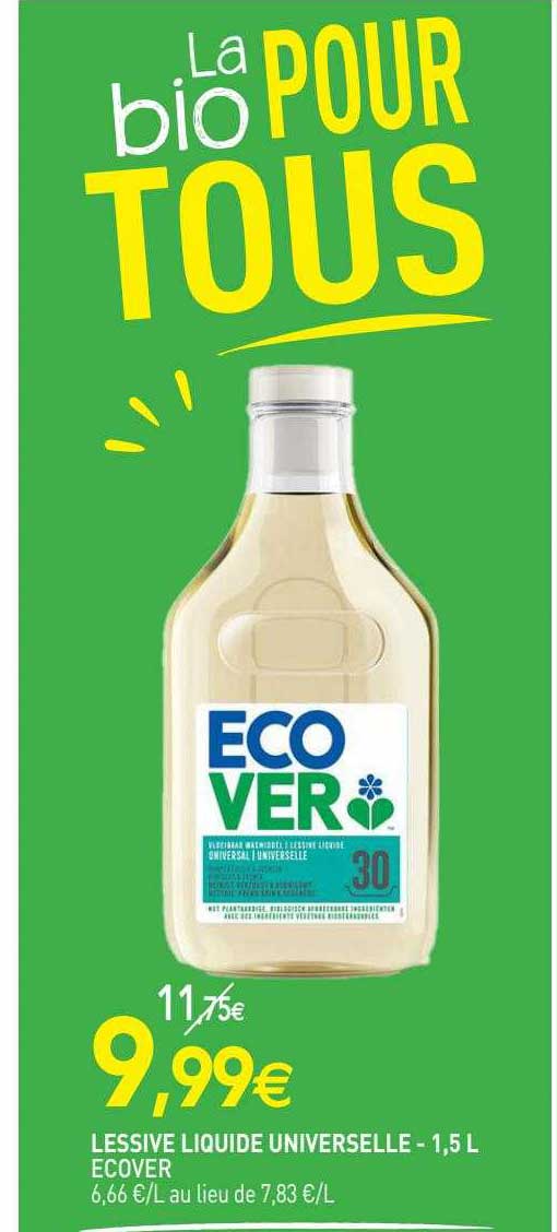 lessive liquide universelle ecover