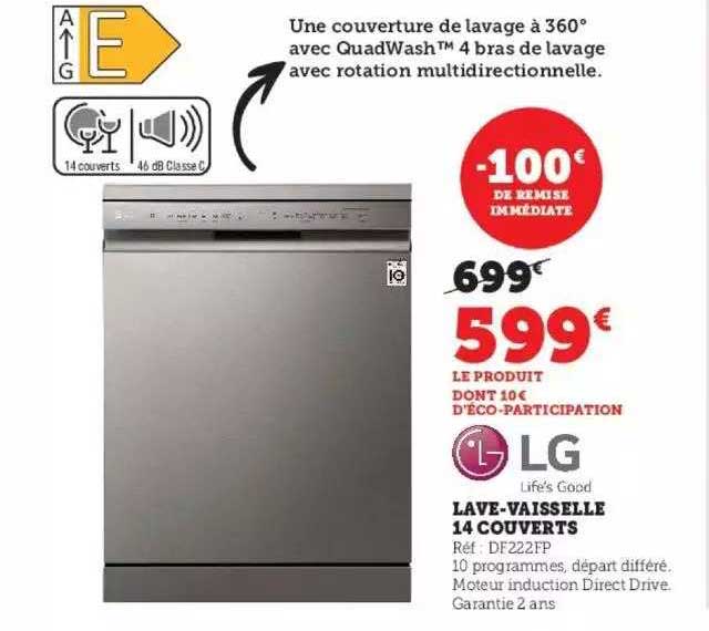 Lg Lave-vaisselle 14 Couverts