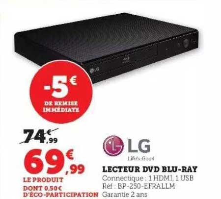 lg lecteur dvd blu-ray