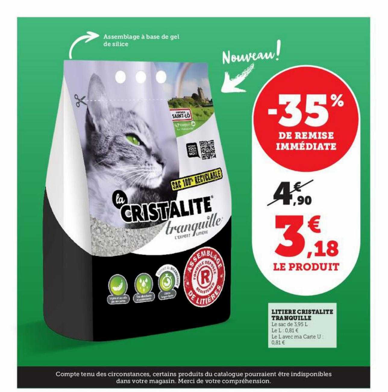 Litière Cristalite Tranquille