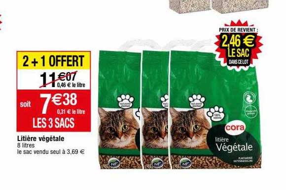 Litière Végétale Cora