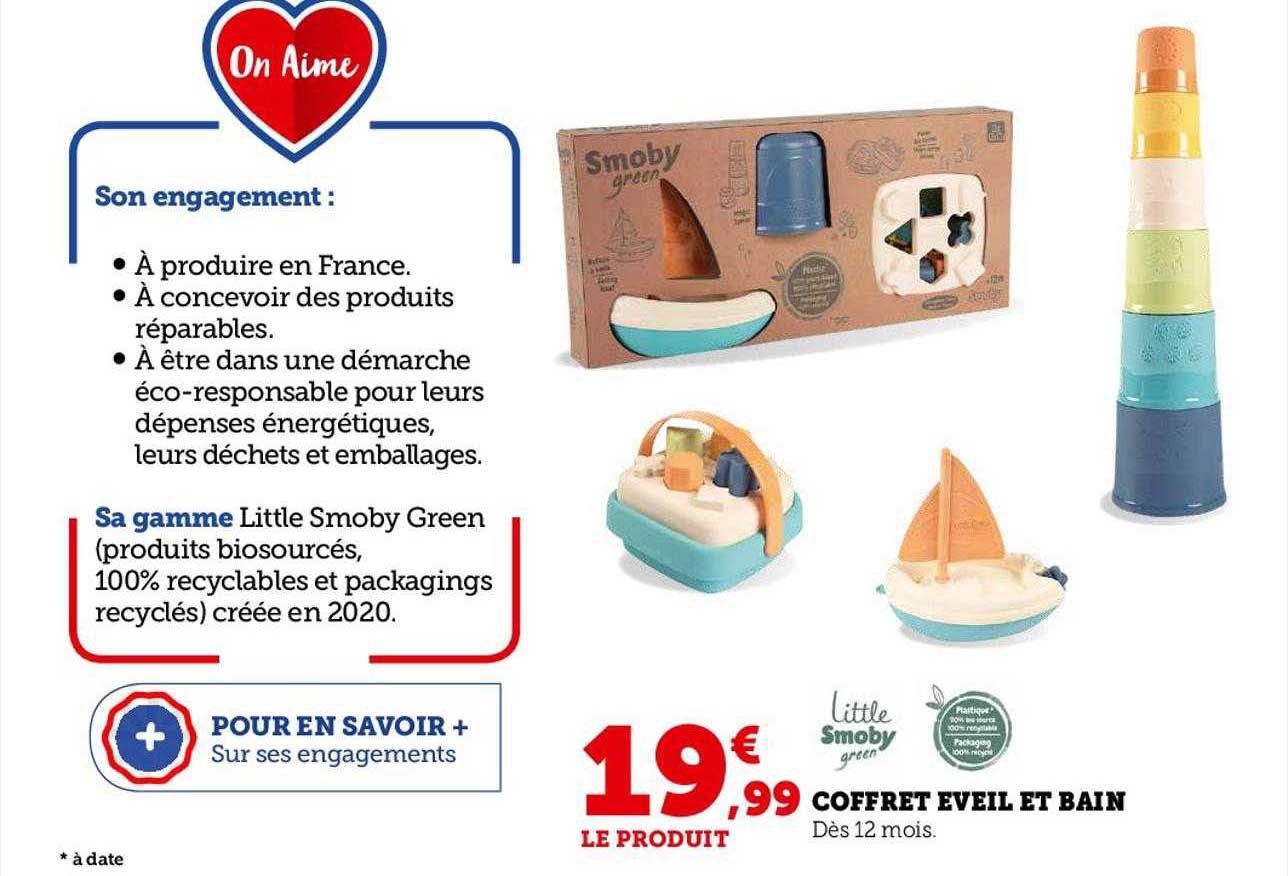 little smoby coffret éveil et bain
