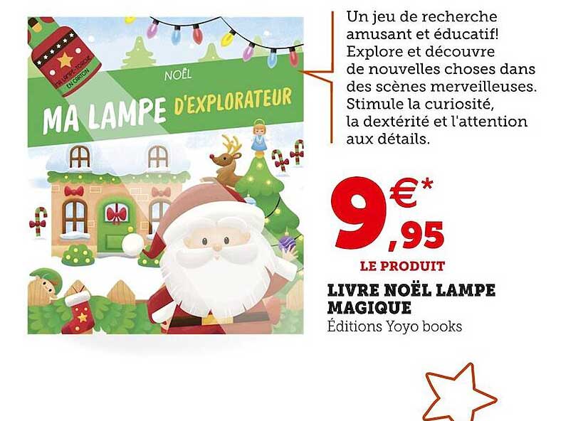 Livre Noël Lampe Magique