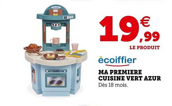 Ma Première Cuisine Vert Azur écoiffier