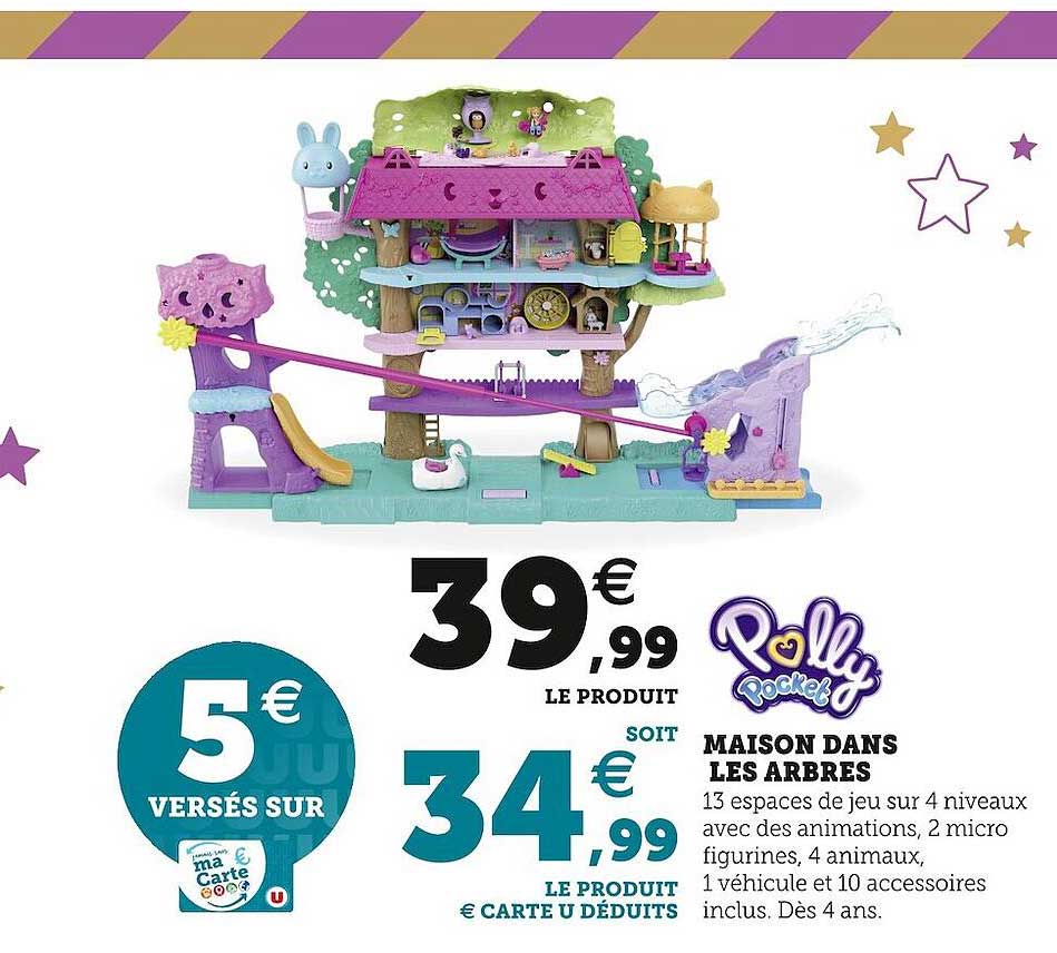 maison dans les arbres polly pocket