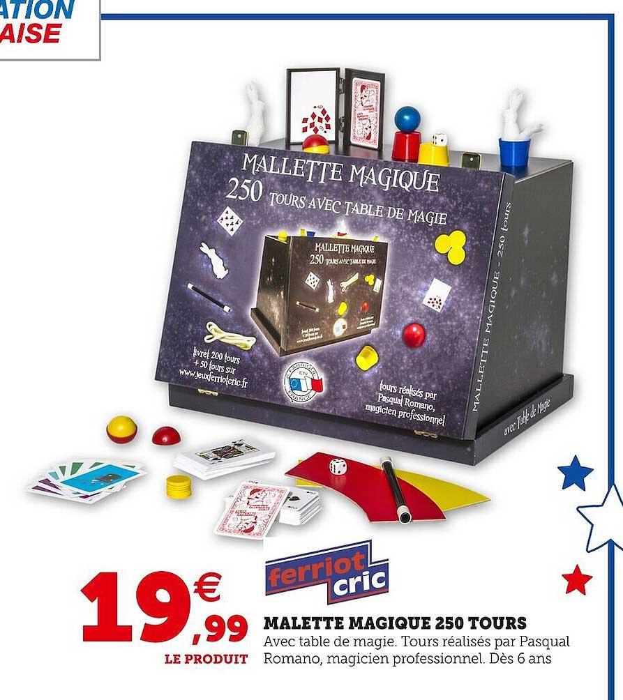 malette magique 250 tours ferriot cric