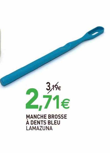 Manche Brosse à Dents Blue Lamazuna