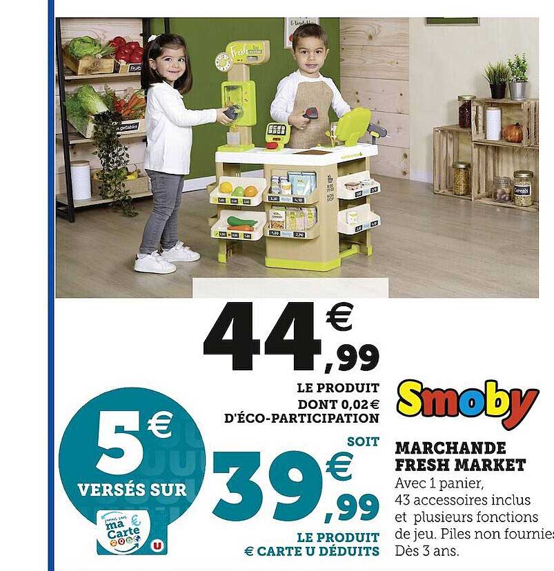 marchande fresh market smoby