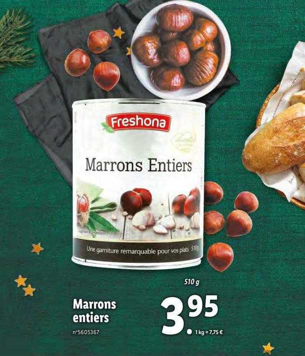 Marrons Entiers Freshona