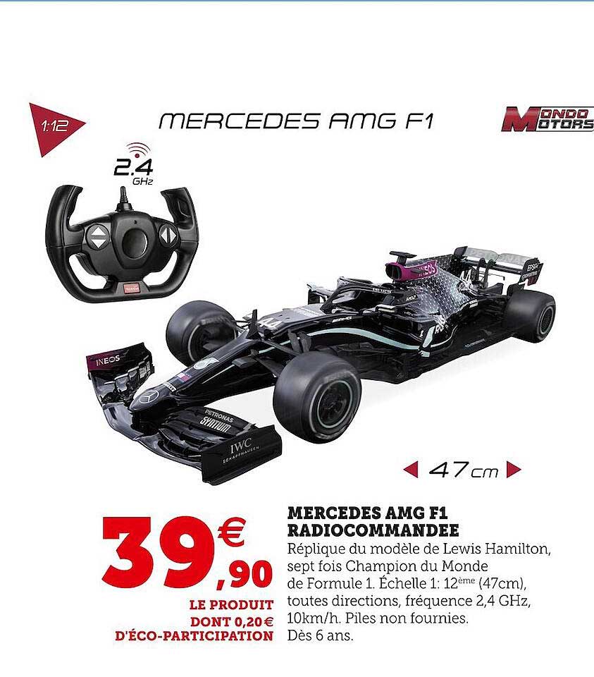 mercedes amg f1 radiocommandée